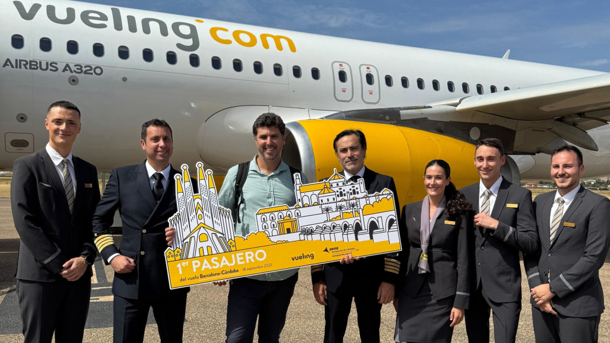 Vueling inaugura su nueva ruta Barcelona - Córdoba