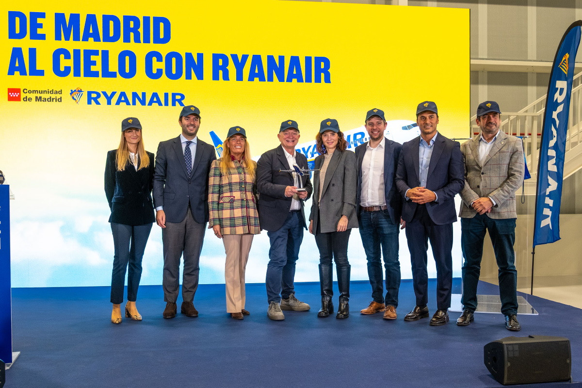 Rynair invierte 130 M € en un centro de formación de pilotos y tripulantes en Madrid