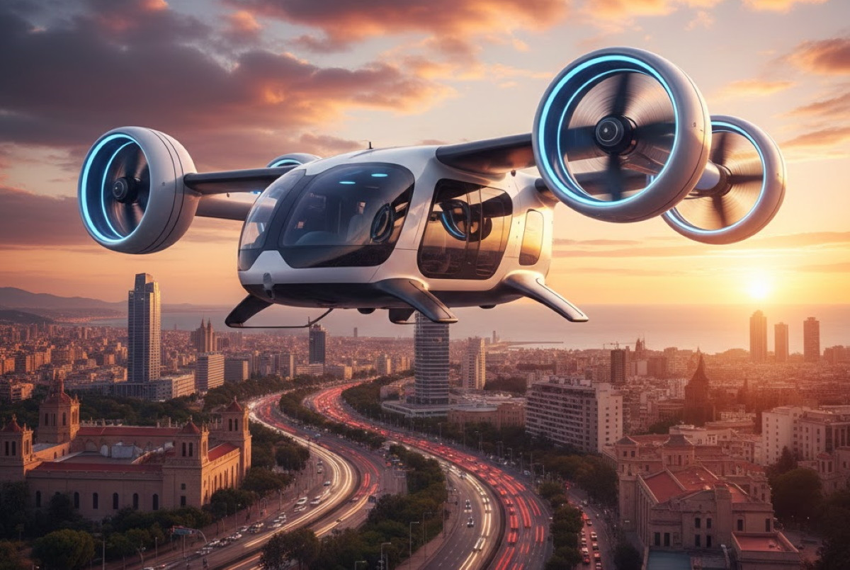 Los aerotaxis están más cerca en España: Aena y Enaire impulsan un proyecto pionero