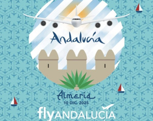 Almería acoge el 10 de diciembre el FlyAndalucia Summit 2025, una cita con la conectividad aérea