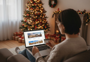 Navidad: los viajes se mantienen en el top 3 de las compras online... y subiendo