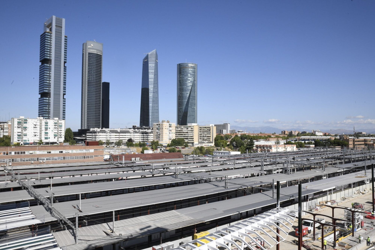 As&iacute; avanzan las obras de la estaci&oacute;n de tren de Chamart&iacute;n