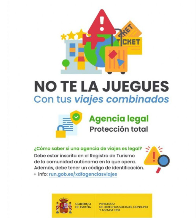 Agencias: &ldquo;No te la juegues&rdquo;, la campa&ntilde;a que lanza Consumo contra el intrusismo 