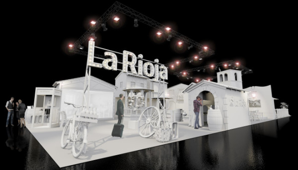 Un pabellón en forma de pueblo, la propuesta de La Rioja en Fitur