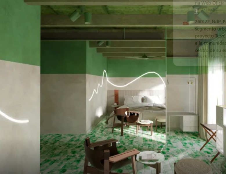 As&iacute; ser&aacute; el Terreno Barrio Hotel (Palma), el primer establecimiento urbano de Pi&ntilde;ero