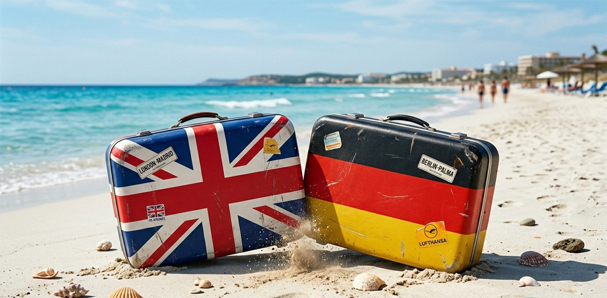 Vaivén de paquetes: cómo se vende España en Alemania y Reino Unido