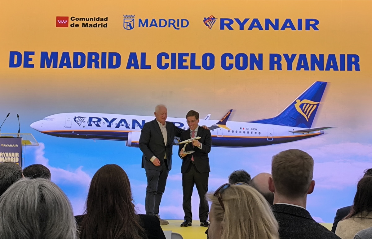 Ryanair refuerza su apuesta por Madrid e invierte 25 M &euro; en un centro de mantenimiento