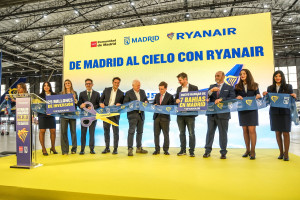 Ryanair abre el centro de mantenimiento más grande de su red en Madrid, con una inversión de 25 M €