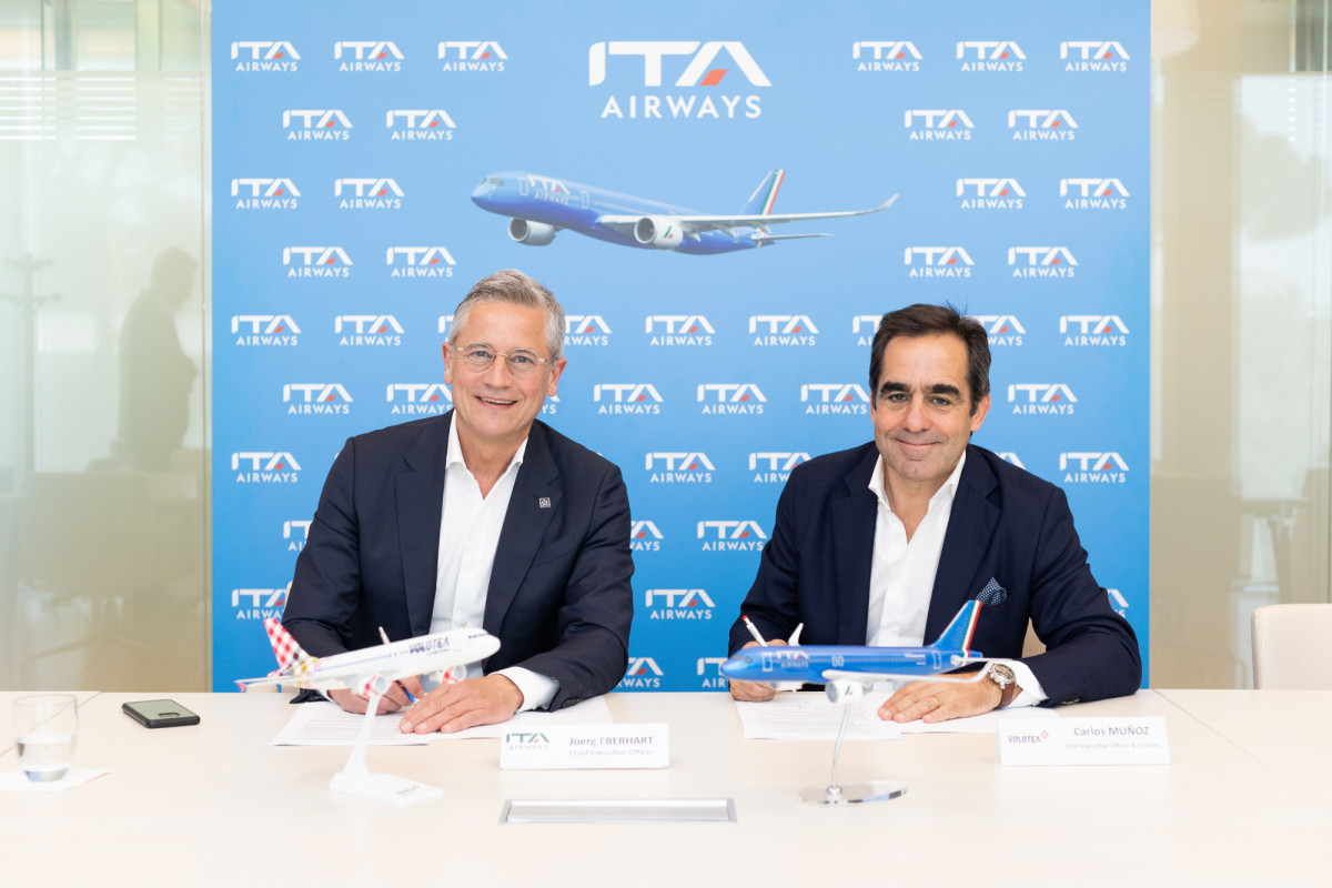 Un c&oacute;digo compartido lleva un paso m&aacute;s all&aacute; la alianza entre Volotea e ITA Airways