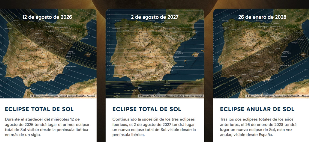 Eclipse del 12 de agosto: el Ministerio de Transportes ofrece recursos digitales para planificar la observaci&oacute;n