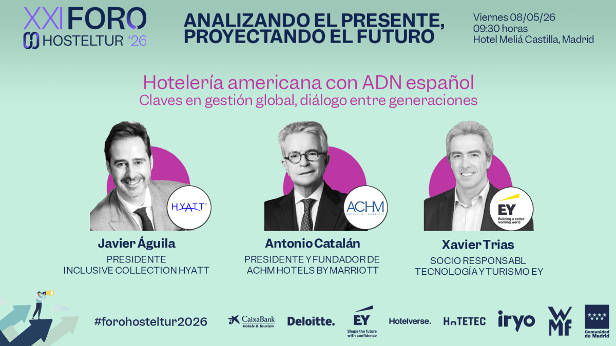 El panel Hoteler&iacute;a americana con ADN espa&ntilde;ol est&aacute; previsto para las 11:45hs del 8 de mayo. 