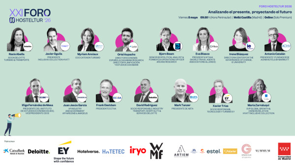 Foro Hosteltur 2026: Fecha, lema y l&iacute;deres confirmados para el evento en Madrid