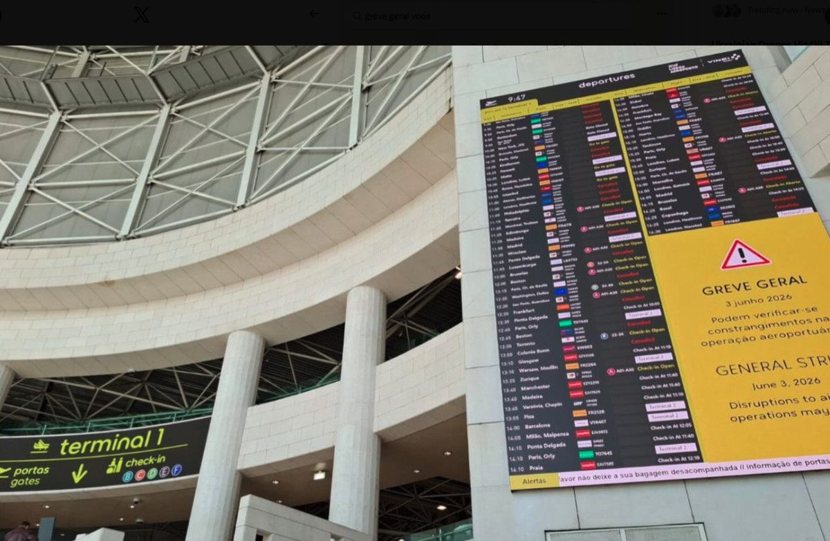 La huelga general en Portugal cancela decenas de vuelos y golpea al sector transporte
