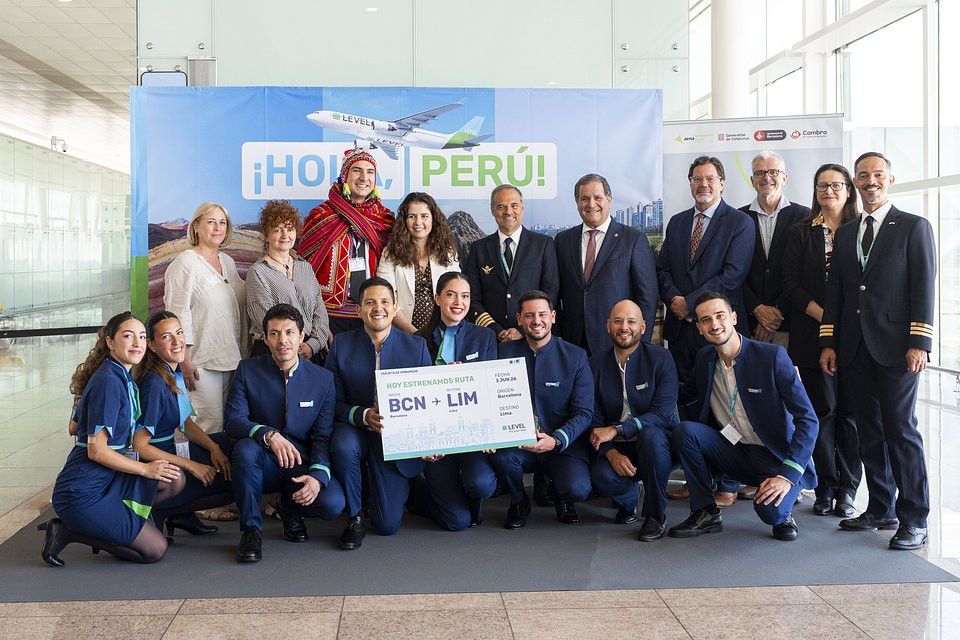 Level inaugura la &uacute;nica ruta directa entre Barcelona y Lima