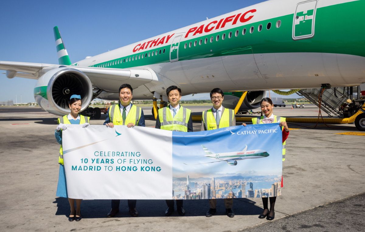 Cu&aacute;l es la &uacute;nica aerol&iacute;nea en Espa&ntilde;a que tiene una ruta directa entre Espa&ntilde;a y Hong Kong