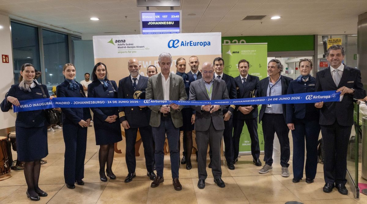 Air Europa estrena la ruta Madrid-Johannesburgo con 3 frecuencias semanales