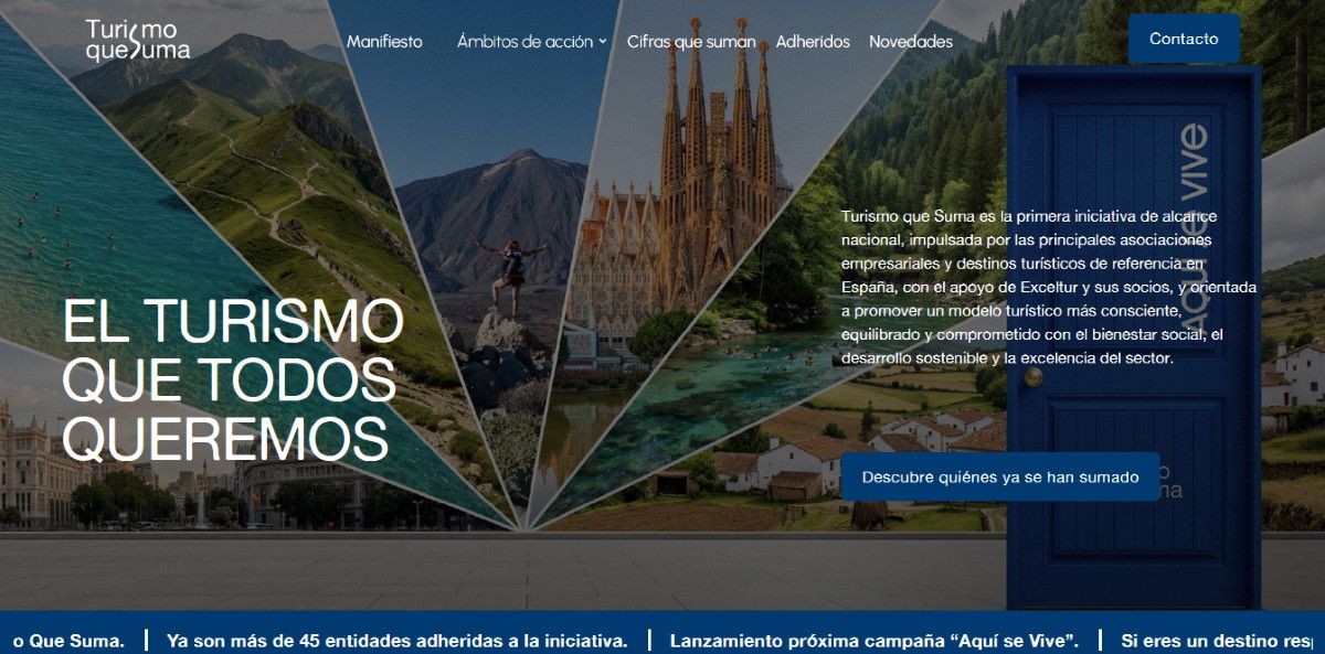 Exceltur lanza 'Turismo que Suma