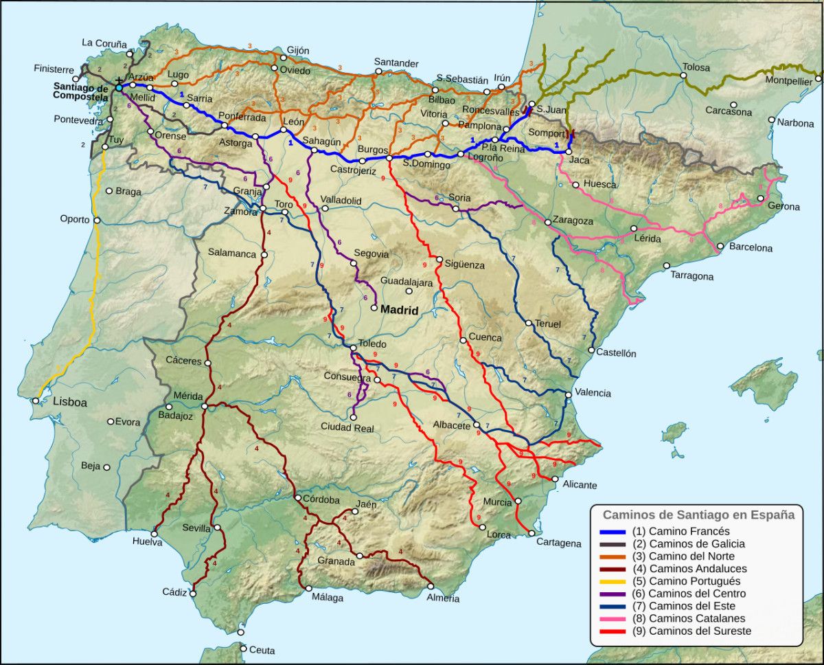 Cu&aacute;ntos kil&oacute;metros caminar al d&iacute;a en el Camino de Santiago (y c&oacute;mo dividir las etapas)