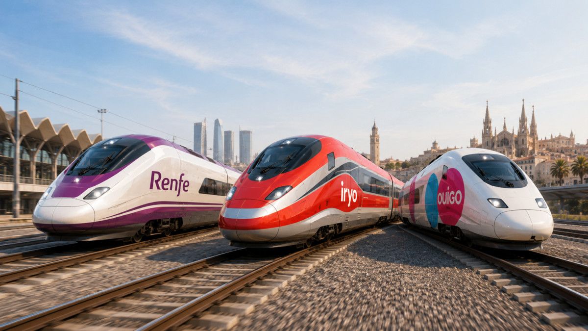Renfe, iryo y Ouigo: tres v&iacute;as hacia el modelo OTA
