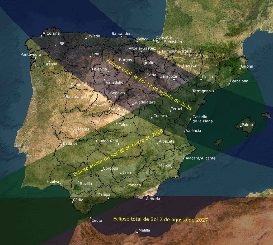 El dispositivo especial de Transportes para el día del eclipse total de Sol