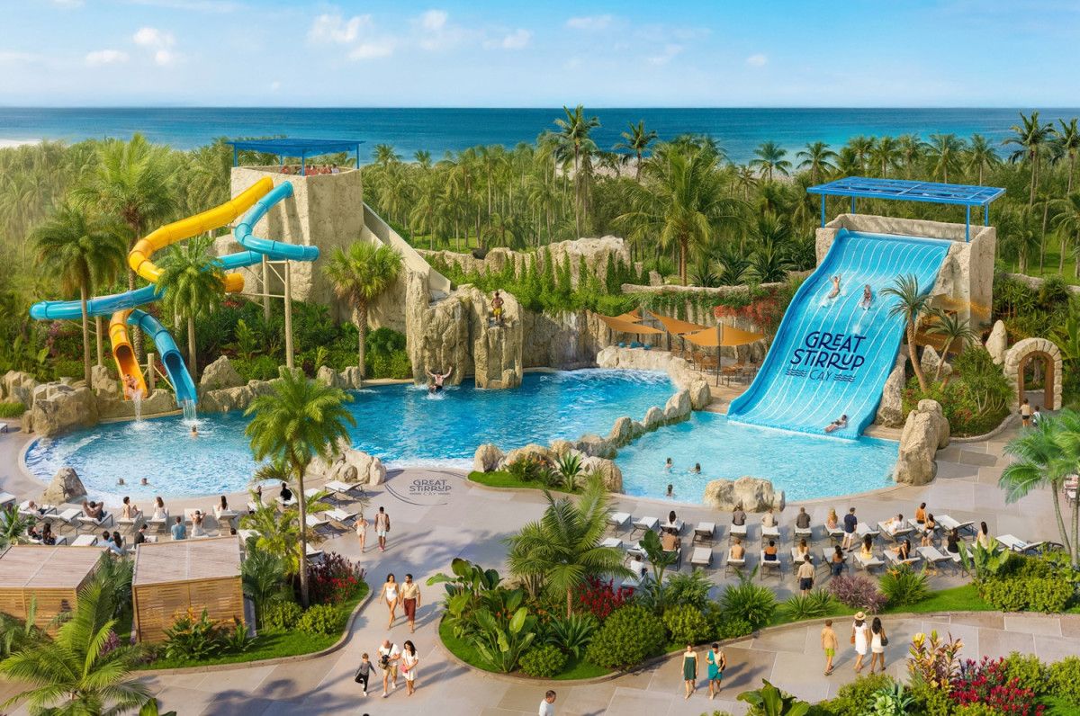 Así es el megaparque acuático que NCL abrirá en septiembre en su isla de Bahamas