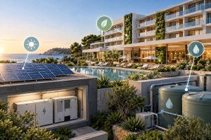 Sostenibilidad: los hoteles priorizan seguridad energética e hídrica a reducir emisiones