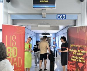 De 11 pasajeros a medio millón: así ha evolucionado la ruta Lisboa-Madrid de TAP en 80 años