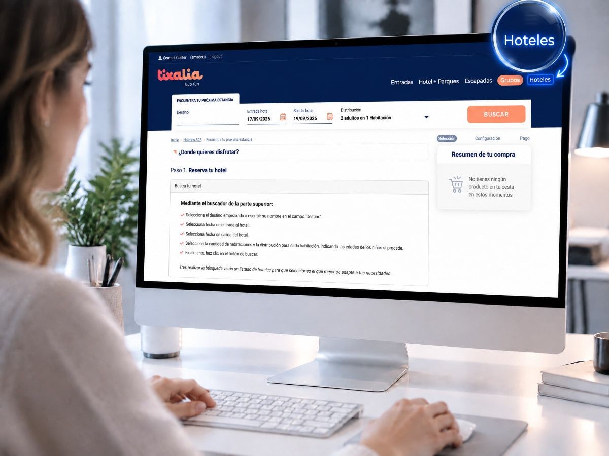 Tixalia lanza una nueva Taquilla B2B para agilizar la venta de ocio en las agencias de viajes 