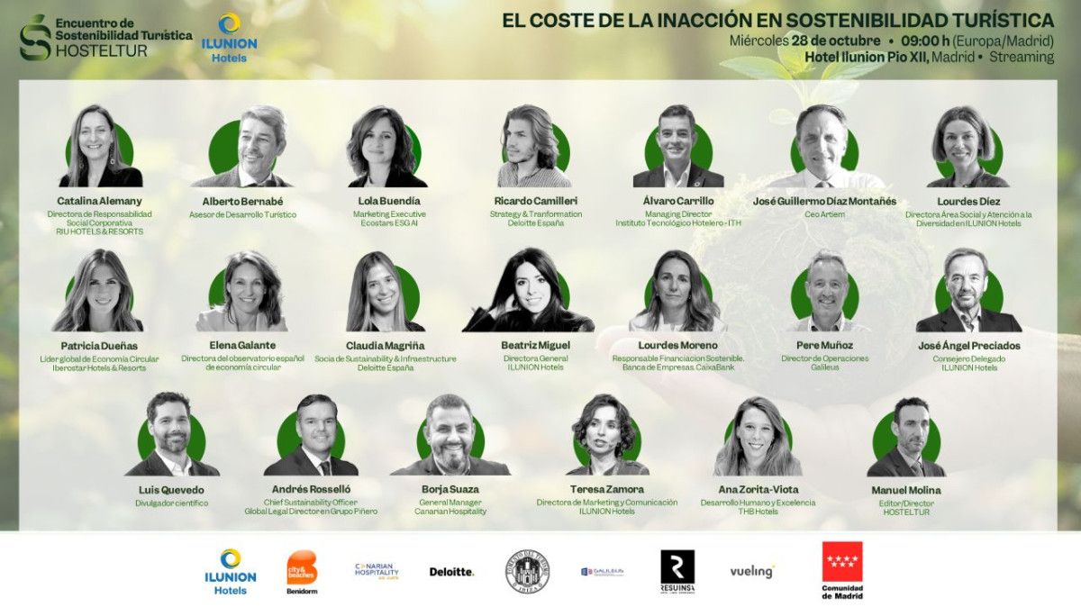 Participantes del Encuentro de Sostenibilidad Turística de Hosteltur