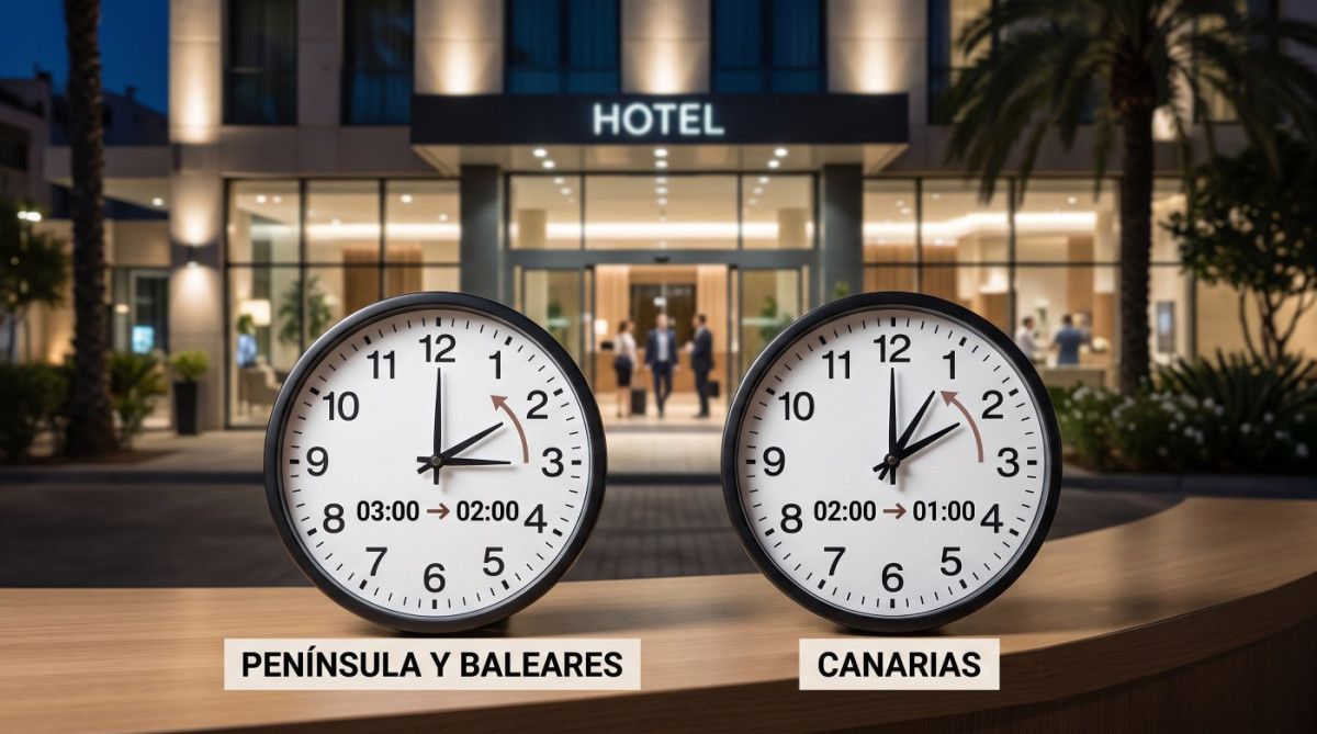 El cambio de hora es este fin de semana: ¿cómo afecta a mi hotel?