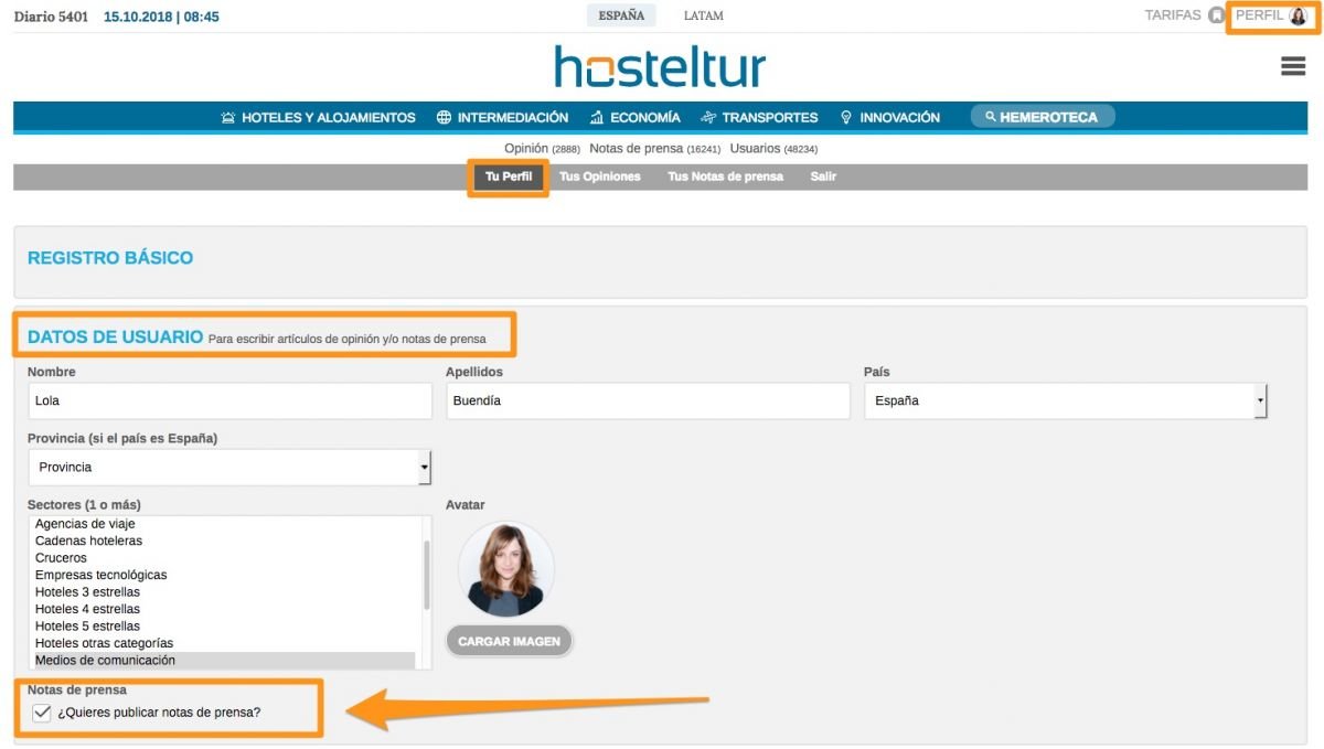 Cómo Publicar Notas De Prensa En Hosteltur Artículo De Opinión En Hosteltur 8426