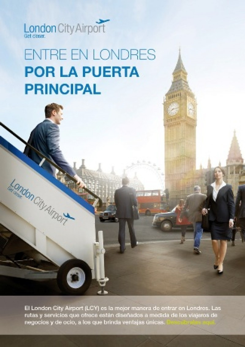 Portada del e-book en español del London City Airport
